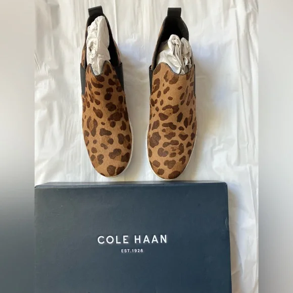 Cole Haan Zerogrand Leopard Print Slip On - Picture 1 of 9
